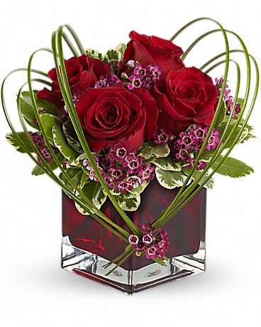 Teleflora's Sweet Thoughts Bouquet with Red Roses Bouquet